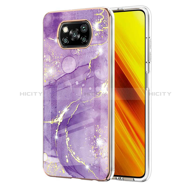 Coque Silicone Motif Fantaisie Souple Couleur Unie Etui Housse Y05B pour Xiaomi Poco X3 NFC Plus