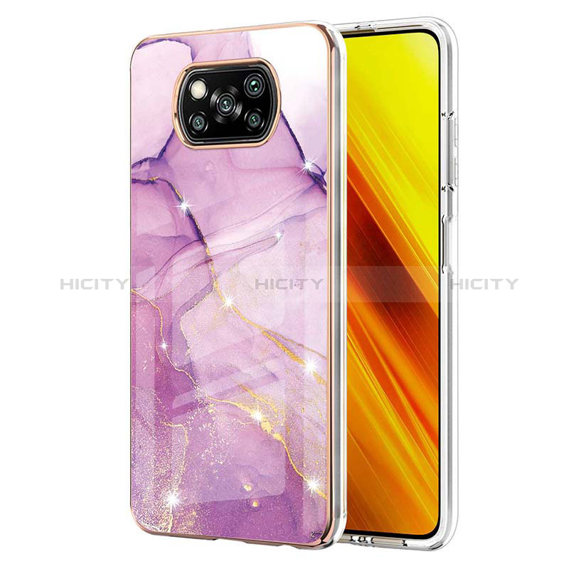 Coque Silicone Motif Fantaisie Souple Couleur Unie Etui Housse Y05B pour Xiaomi Poco X3 Pro Plus