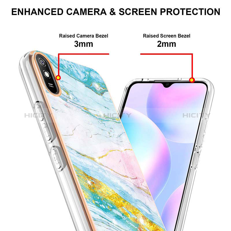 Coque Silicone Motif Fantaisie Souple Couleur Unie Etui Housse Y05B pour Xiaomi Redmi 9AT Plus