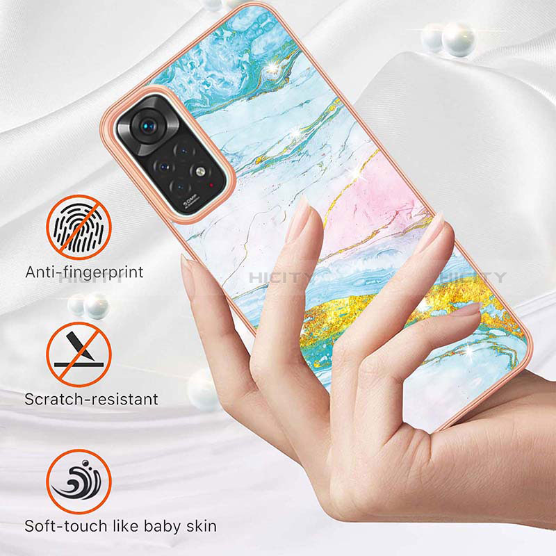 Coque Silicone Motif Fantaisie Souple Couleur Unie Etui Housse Y05B pour Xiaomi Redmi Note 11 4G (2022) Plus