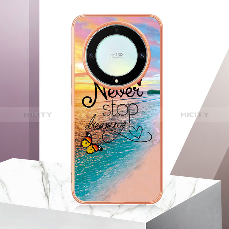 Coque Silicone Motif Fantaisie Souple Couleur Unie Etui Housse Y06B pour Huawei Honor Magic5 Lite 5G Plus