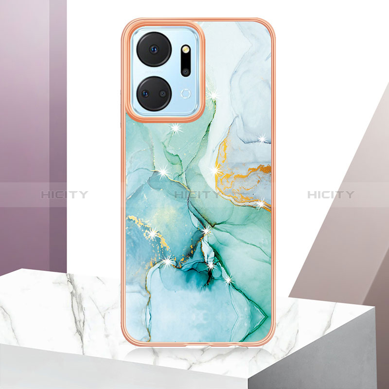 Coque Silicone Motif Fantaisie Souple Couleur Unie Etui Housse Y06B pour Huawei Honor X7a Plus