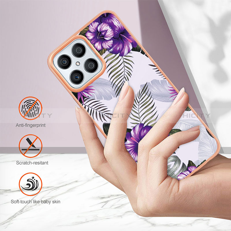 Coque Silicone Motif Fantaisie Souple Couleur Unie Etui Housse Y06B pour Huawei Honor X8 4G Plus