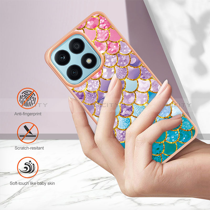 Coque Silicone Motif Fantaisie Souple Couleur Unie Etui Housse Y06B pour Huawei Honor X8a 4G Plus