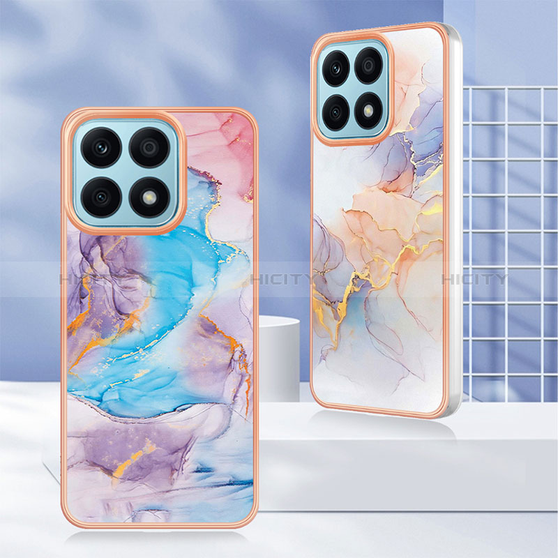 Coque Silicone Motif Fantaisie Souple Couleur Unie Etui Housse Y06B pour Huawei Honor X8a 4G Plus