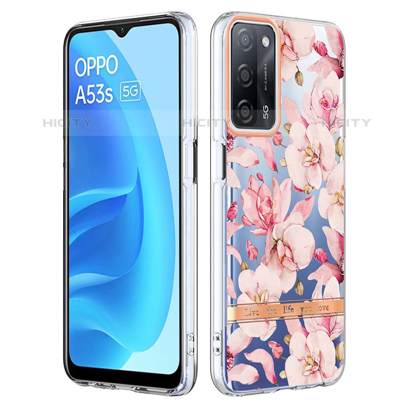 Coque Silicone Motif Fantaisie Souple Couleur Unie Etui Housse Y06B pour Oppo A55 5G Plus