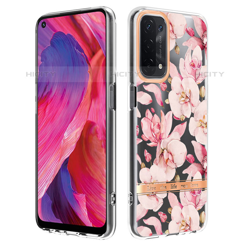 Coque Silicone Motif Fantaisie Souple Couleur Unie Etui Housse Y06B pour Oppo A93 5G Plus