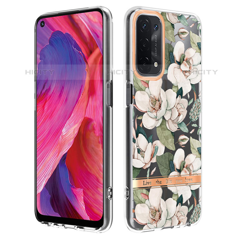 Coque Silicone Motif Fantaisie Souple Couleur Unie Etui Housse Y06B pour Oppo A93 5G Plus