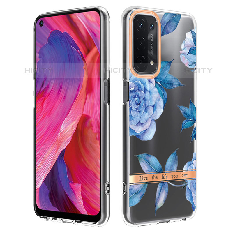 Coque Silicone Motif Fantaisie Souple Couleur Unie Etui Housse Y06B pour Oppo A93 5G Plus