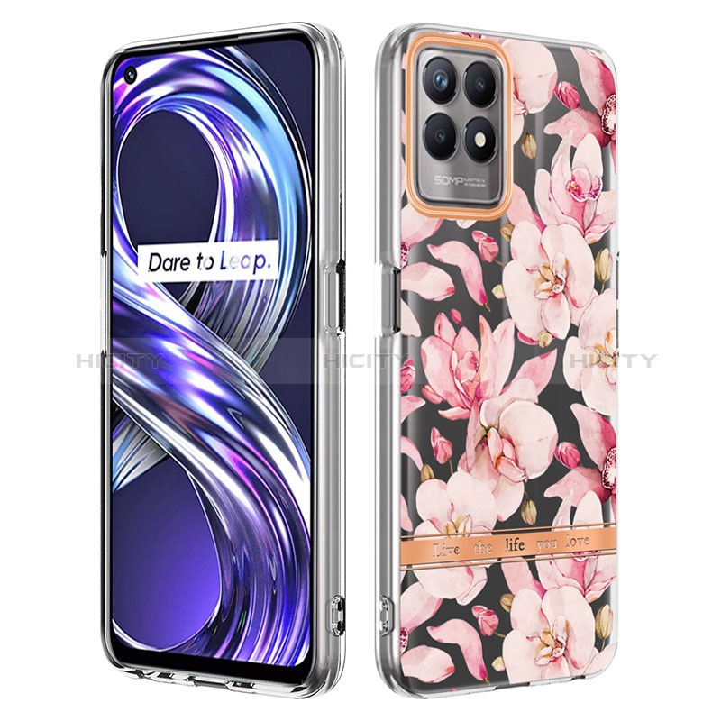 Coque Silicone Motif Fantaisie Souple Couleur Unie Etui Housse Y06B pour Realme 8i Plus