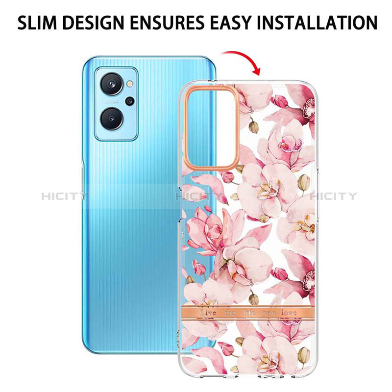 Coque Silicone Motif Fantaisie Souple Couleur Unie Etui Housse Y06B pour Realme 9i 4G Plus