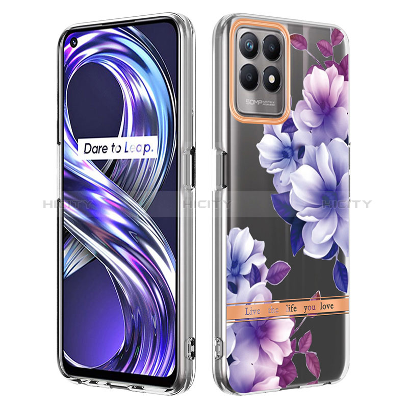 Coque Silicone Motif Fantaisie Souple Couleur Unie Etui Housse Y06B pour Realme Narzo 50 4G Plus