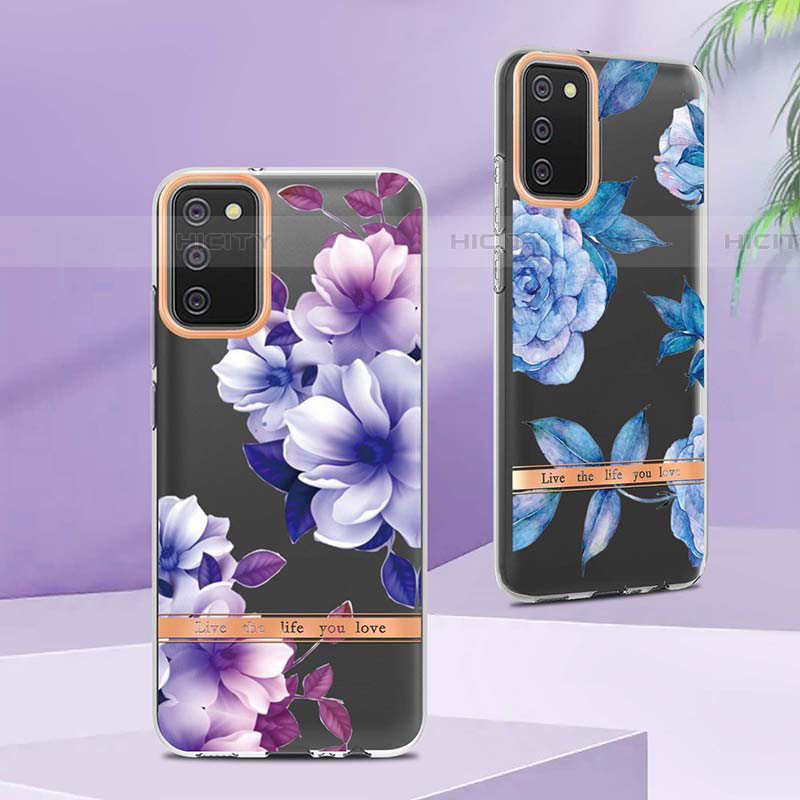 Coque Silicone Motif Fantaisie Souple Couleur Unie Etui Housse Y06B pour Samsung Galaxy A03s Plus