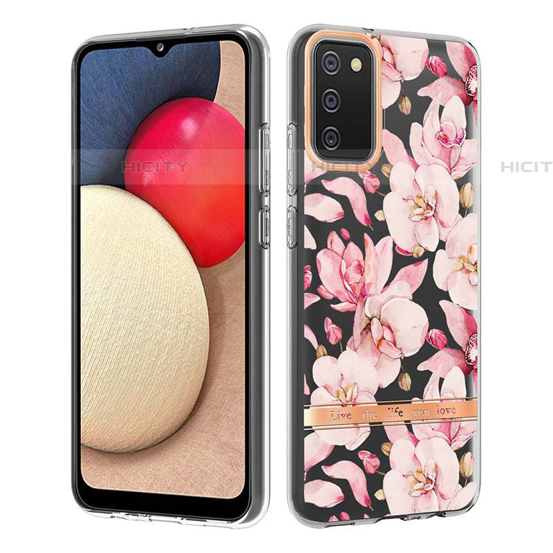 Coque Silicone Motif Fantaisie Souple Couleur Unie Etui Housse Y06B pour Samsung Galaxy A03s Plus