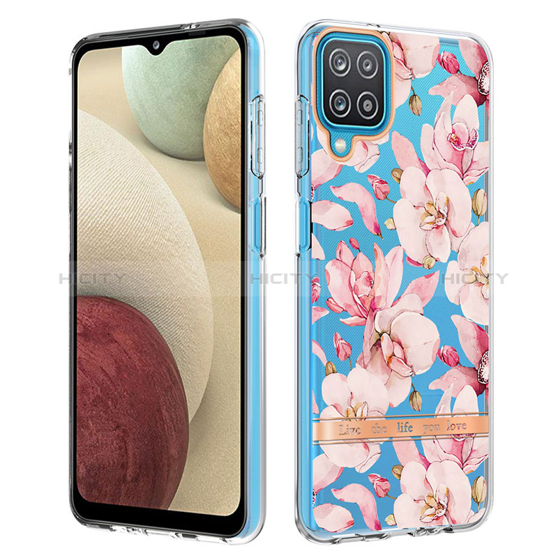 Coque Silicone Motif Fantaisie Souple Couleur Unie Etui Housse Y06B pour Samsung Galaxy A12 Plus