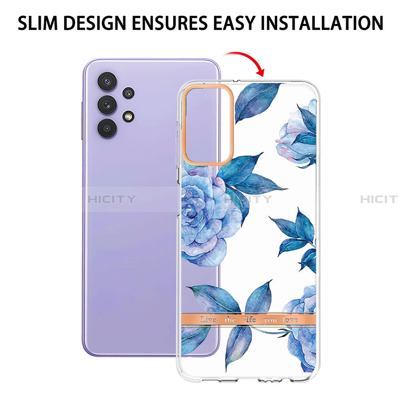 Coque Silicone Motif Fantaisie Souple Couleur Unie Etui Housse Y06B pour Samsung Galaxy A13 4G Plus