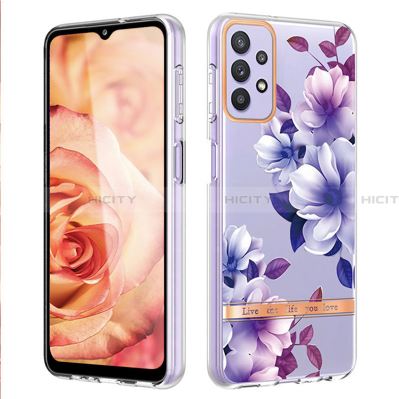 Coque Silicone Motif Fantaisie Souple Couleur Unie Etui Housse Y06B pour Samsung Galaxy A13 4G Plus