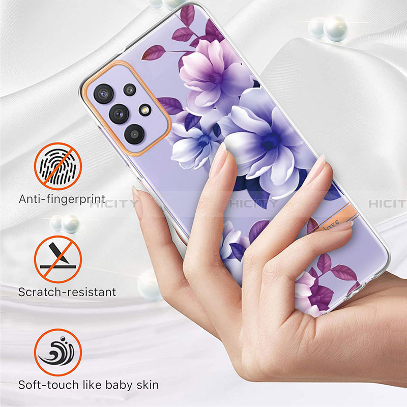 Coque Silicone Motif Fantaisie Souple Couleur Unie Etui Housse Y06B pour Samsung Galaxy A23 4G Plus