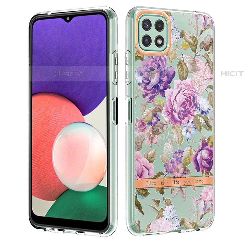 Coque Silicone Motif Fantaisie Souple Couleur Unie Etui Housse Y06B pour Samsung Galaxy F42 5G Plus