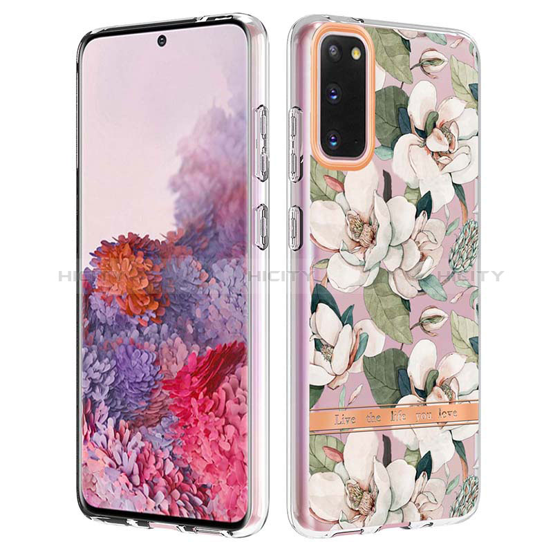 Coque Silicone Motif Fantaisie Souple Couleur Unie Etui Housse Y06B pour Samsung Galaxy S20 5G Plus