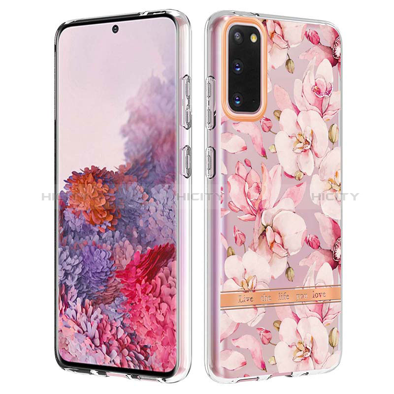 Coque Silicone Motif Fantaisie Souple Couleur Unie Etui Housse Y06B pour Samsung Galaxy S20 Plus