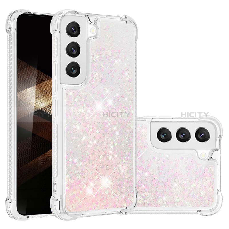 Coque Silicone Motif Fantaisie Souple Couleur Unie Etui Housse Y06B pour Samsung Galaxy S24 Plus 5G Rose Plus