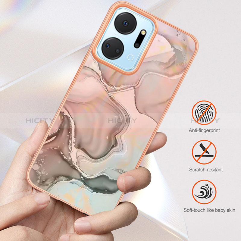 Coque Silicone Motif Fantaisie Souple Couleur Unie Etui Housse Y07B pour Huawei Honor X7a Plus