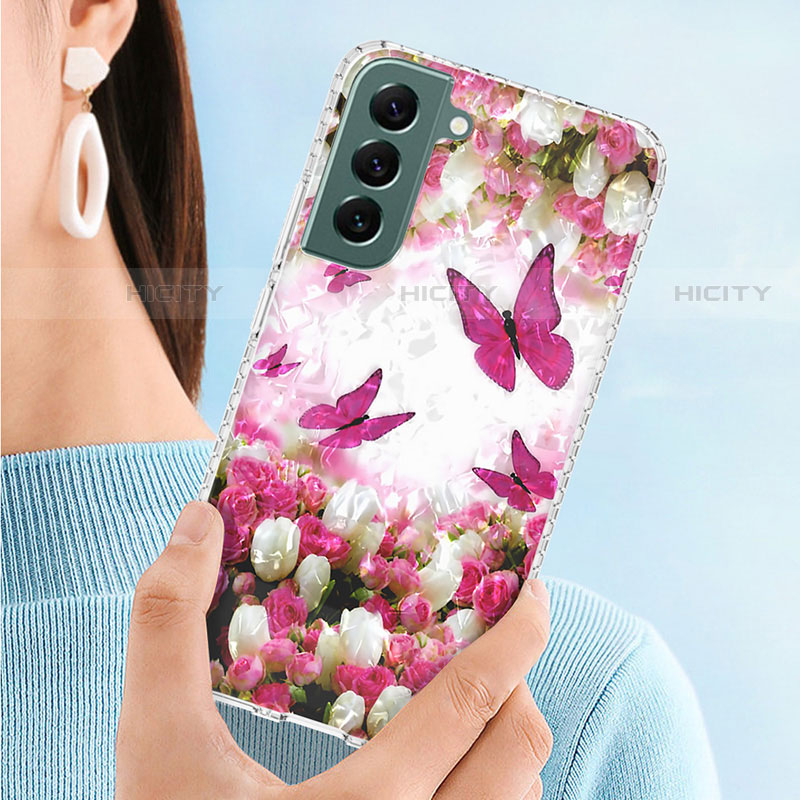 Coque Silicone Motif Fantaisie Souple Couleur Unie Etui Housse Y07B pour Samsung Galaxy S23 Plus 5G Plus