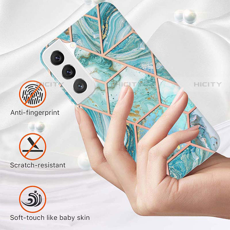 Coque Silicone Motif Fantaisie Souple Couleur Unie Etui Housse Y08B pour Samsung Galaxy S21 5G Plus