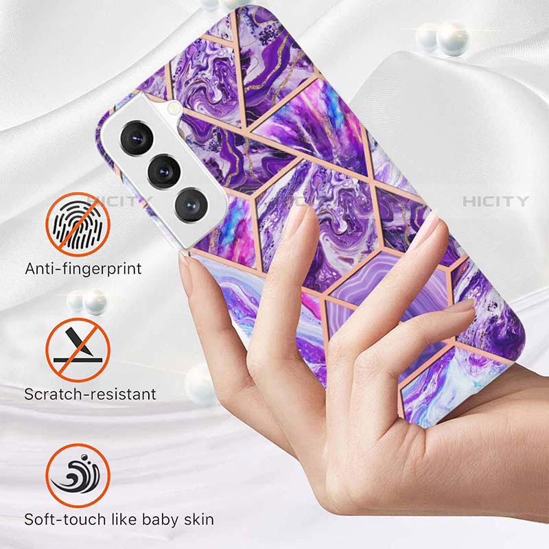 Coque Silicone Motif Fantaisie Souple Couleur Unie Etui Housse Y08B pour Samsung Galaxy S22 Plus 5G Plus