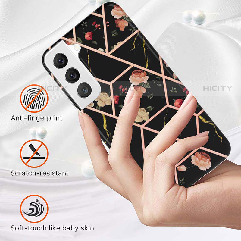 Coque Silicone Motif Fantaisie Souple Couleur Unie Etui Housse Y09B pour Samsung Galaxy S21 Plus 5G Plus