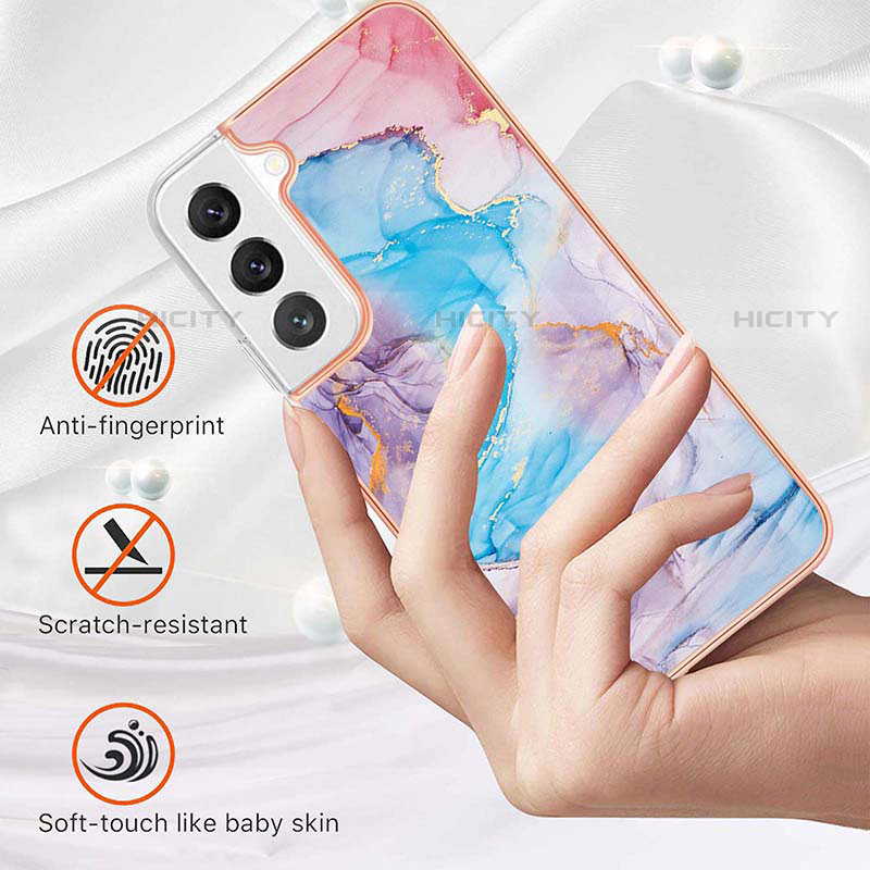 Coque Silicone Motif Fantaisie Souple Couleur Unie Etui Housse Y10B pour Samsung Galaxy S22 5G Plus