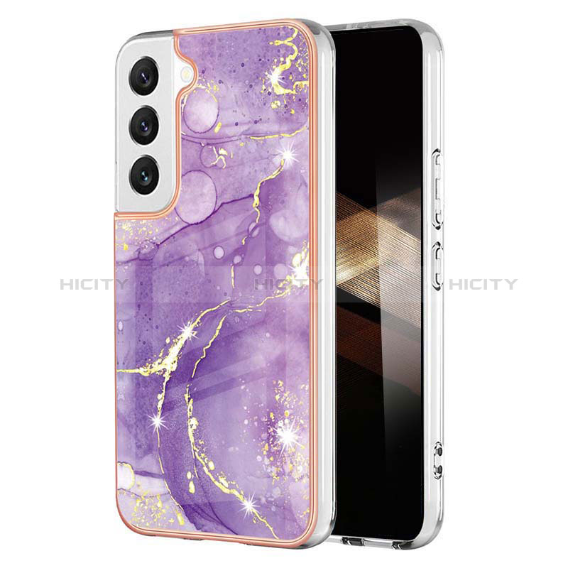 Coque Silicone Motif Fantaisie Souple Couleur Unie Etui Housse Y11B pour Samsung Galaxy S24 5G Plus