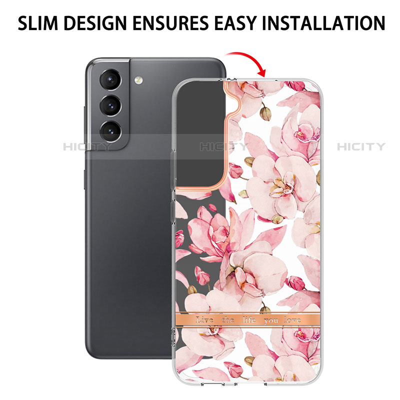 Coque Silicone Motif Fantaisie Souple Couleur Unie Etui Housse Y12B pour Samsung Galaxy S23 5G Plus