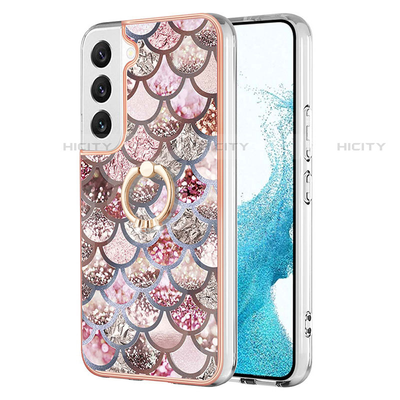 Coque Silicone Motif Fantaisie Souple Couleur Unie Etui Housse Y15B pour Samsung Galaxy S21 5G Plus