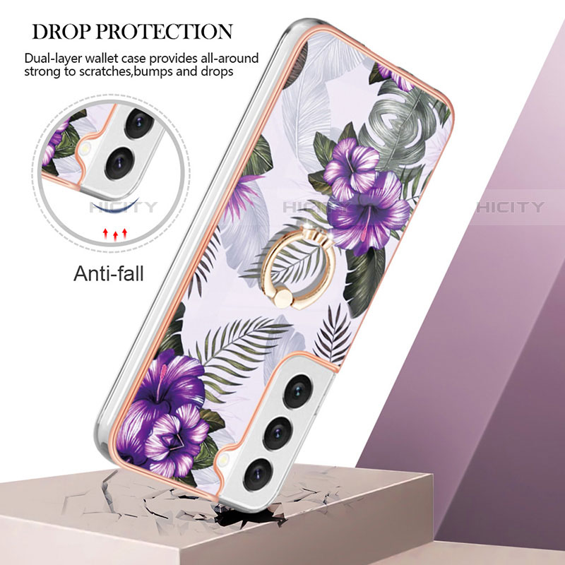 Coque Silicone Motif Fantaisie Souple Couleur Unie Etui Housse Y15B pour Samsung Galaxy S21 5G Plus