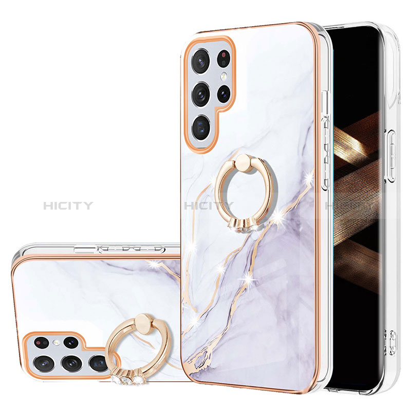 Coque Silicone Motif Fantaisie Souple Couleur Unie Etui Housse Y16B pour Samsung Galaxy S25 Ultra 5G Plus