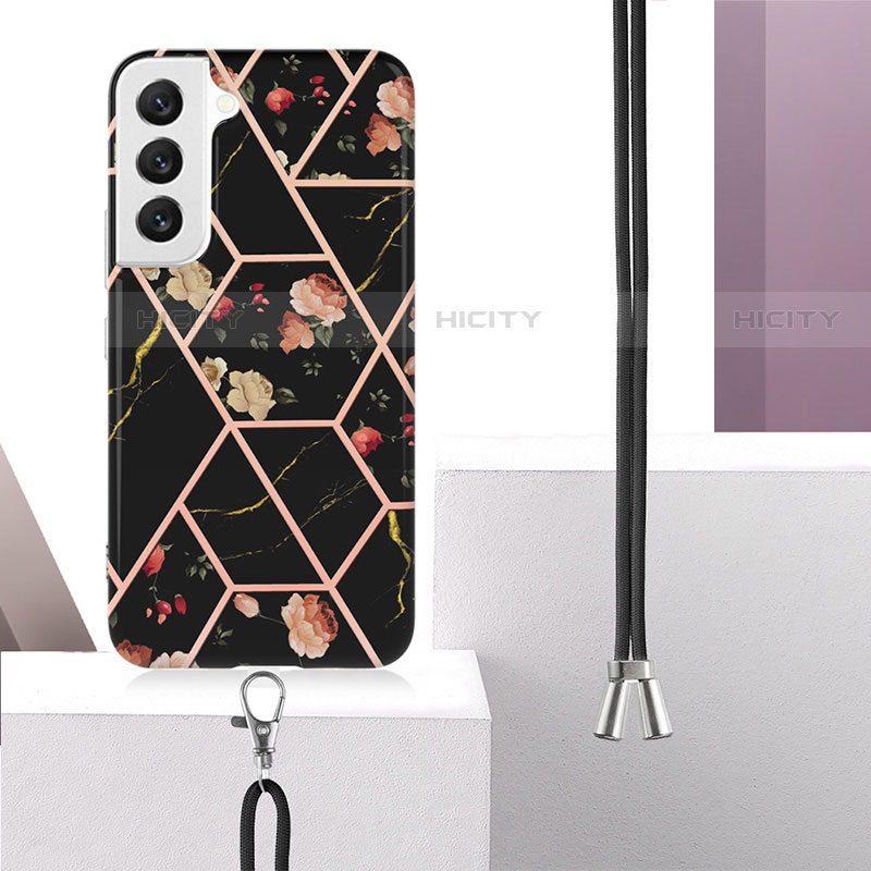 Coque Silicone Motif Fantaisie Souple Couleur Unie Etui Housse Y19B pour Samsung Galaxy S22 Plus 5G Plus