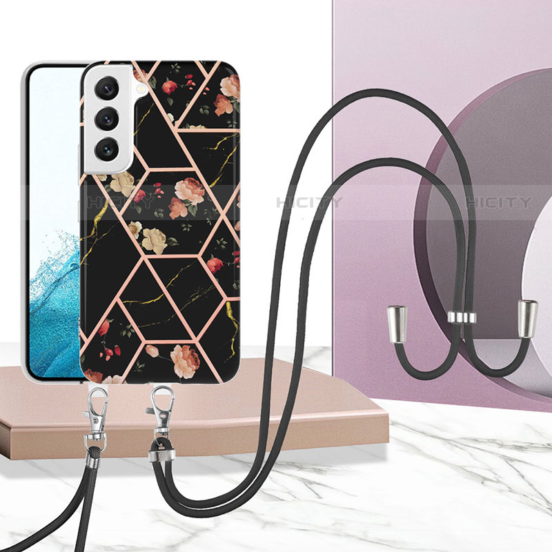 Coque Silicone Motif Fantaisie Souple Couleur Unie Etui Housse Y19B pour Samsung Galaxy S22 Plus 5G Plus