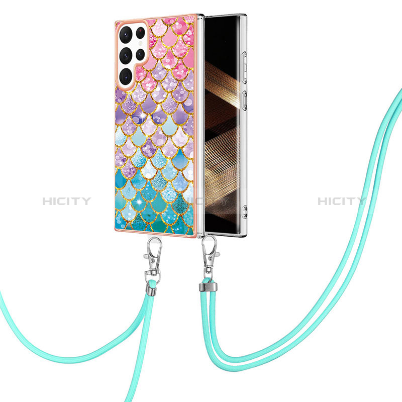 Coque Silicone Motif Fantaisie Souple Couleur Unie Etui Housse Y20B pour Samsung Galaxy S24 Ultra 5G Mixte Plus