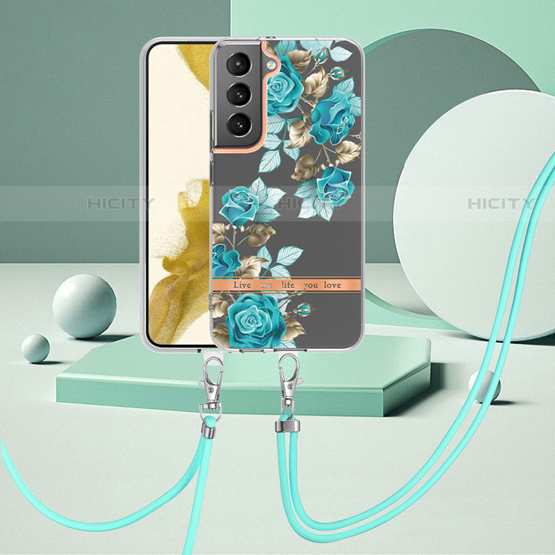 Coque Silicone Motif Fantaisie Souple Couleur Unie Etui Housse Y22B pour Samsung Galaxy S21 5G Plus