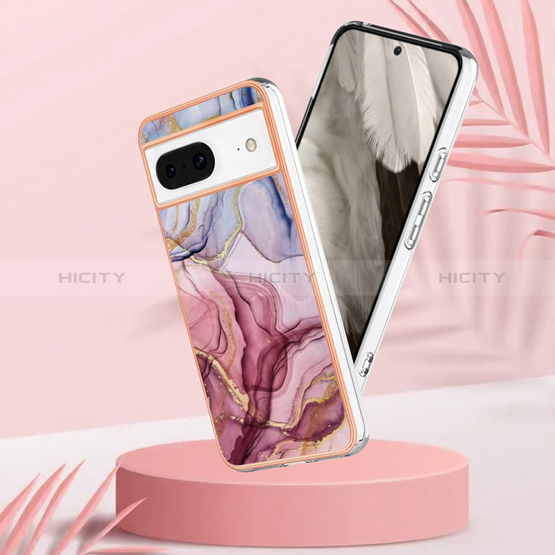 Coque Silicone Motif Fantaisie Souple Couleur Unie Etui Housse YB1 pour Google Pixel 8 5G Plus