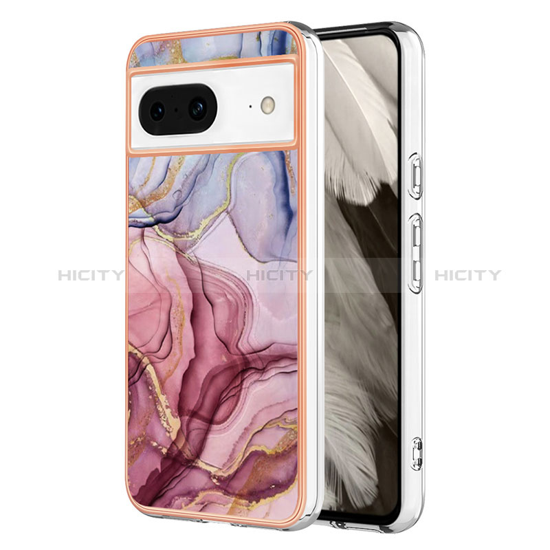 Coque Silicone Motif Fantaisie Souple Couleur Unie Etui Housse YB1 pour Google Pixel 8 5G Plus