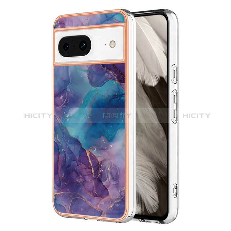 Coque Silicone Motif Fantaisie Souple Couleur Unie Etui Housse YB1 pour Google Pixel 8 5G Plus