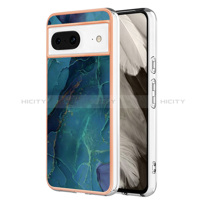 Coque Silicone Motif Fantaisie Souple Couleur Unie Etui Housse YB1 pour Google Pixel 8 5G Plus