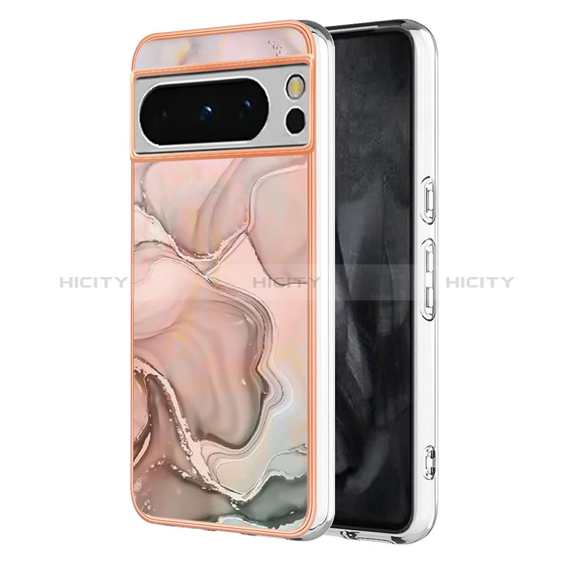 Coque Silicone Motif Fantaisie Souple Couleur Unie Etui Housse YB1 pour Google Pixel 8 Pro 5G Mixte Plus