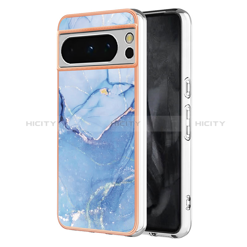 Coque Silicone Motif Fantaisie Souple Couleur Unie Etui Housse YB1 pour Google Pixel 8 Pro 5G Plus