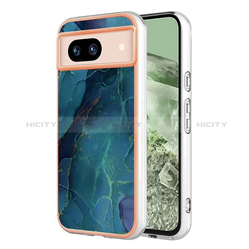 Coque Silicone Motif Fantaisie Souple Couleur Unie Etui Housse YB1 pour Google Pixel 8a 5G Plus