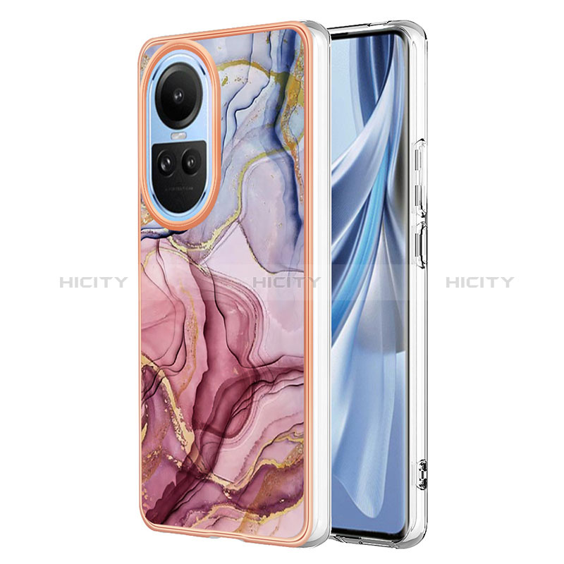 Coque Silicone Motif Fantaisie Souple Couleur Unie Etui Housse YB1 pour Oppo Reno10 5G Plus