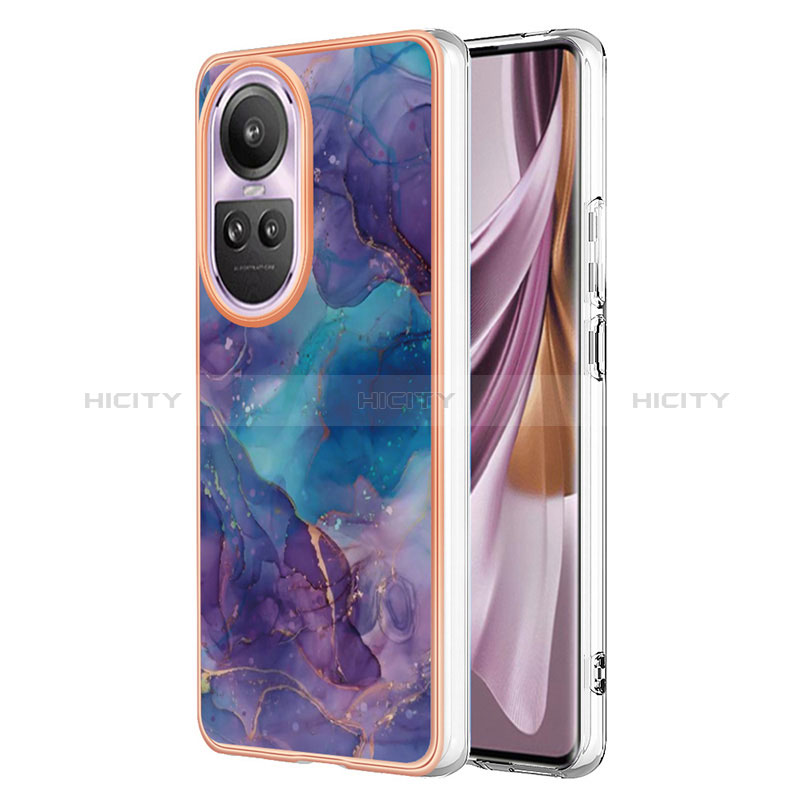 Coque Silicone Motif Fantaisie Souple Couleur Unie Etui Housse YB1 pour Oppo Reno10 Pro+ Plus 5G Plus